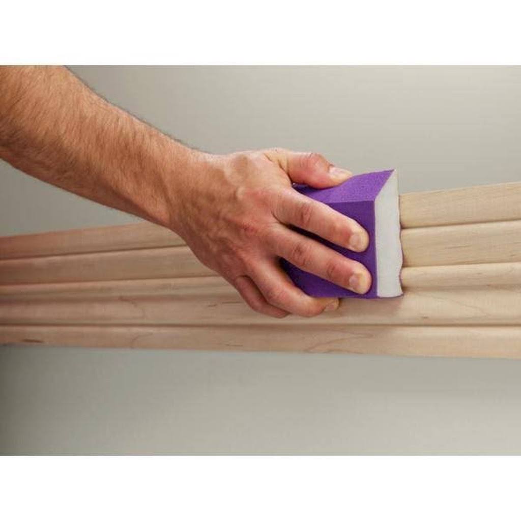 80 Grit Medium Ultra Flexible Block Sanding Sponge C8062