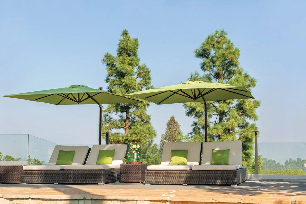 Cantilever Umbrella in Henna/Black G46643