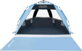 Blue Pop up Beach Tent Sun Shelter 4 Person A724983