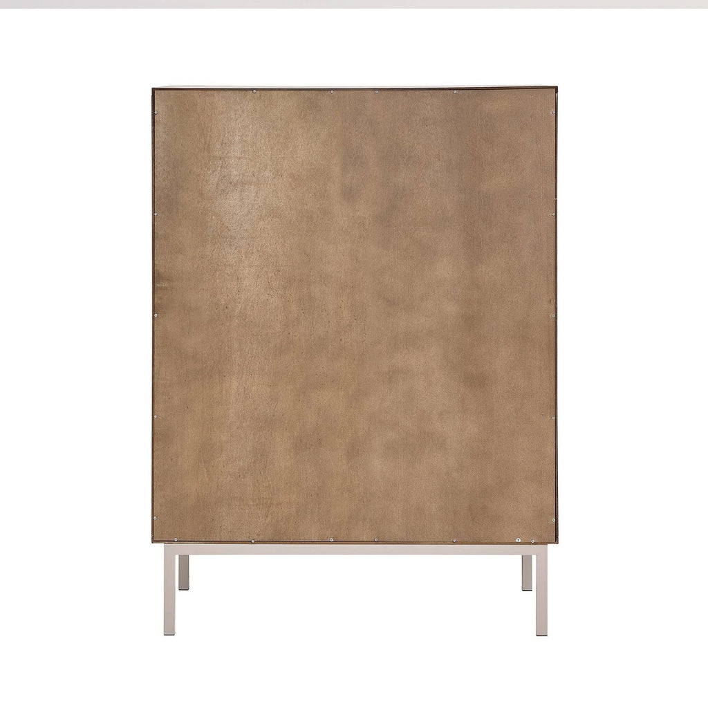 Two-Tone Sliding Door Cabinet V227