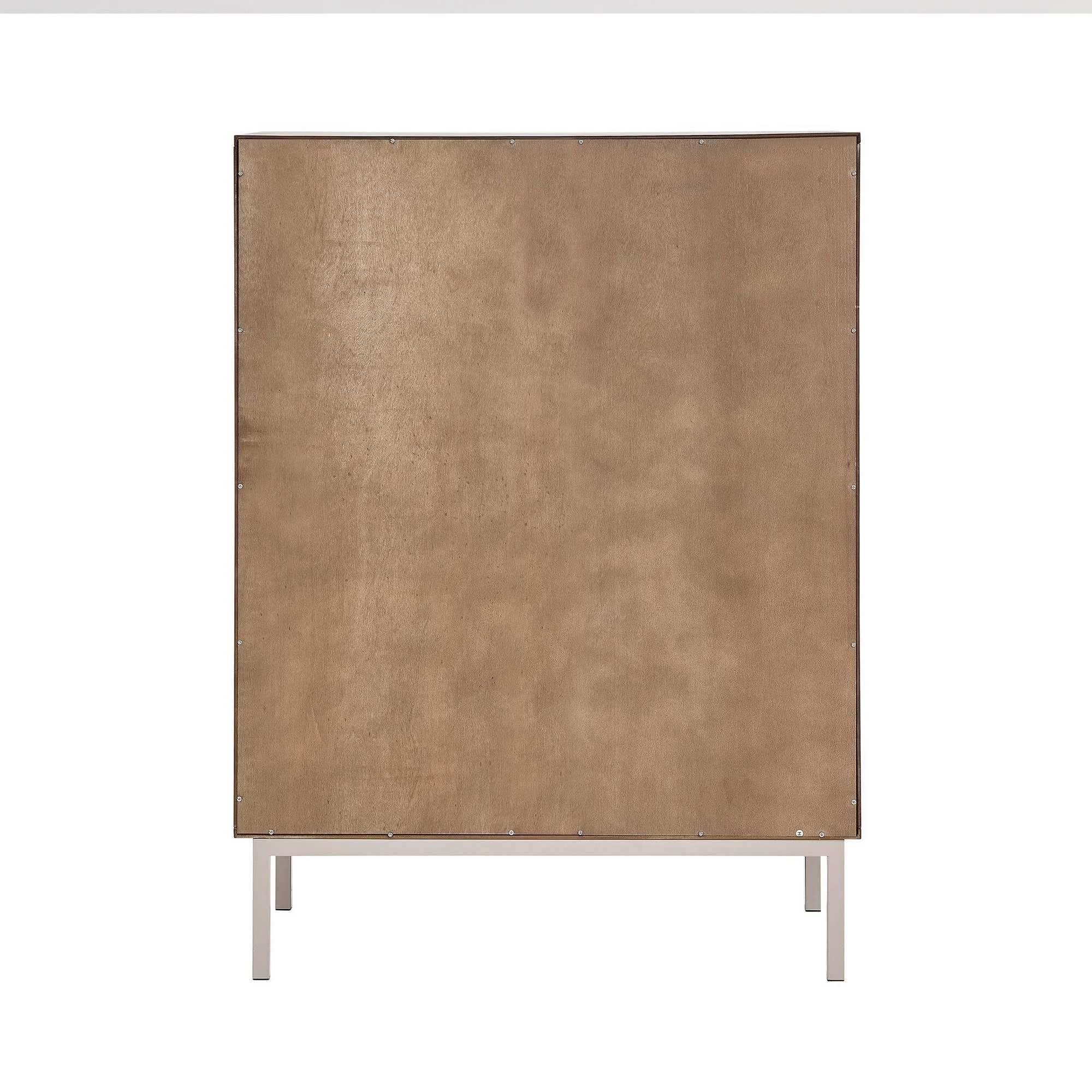 Two-Tone Sliding Door Cabinet V227