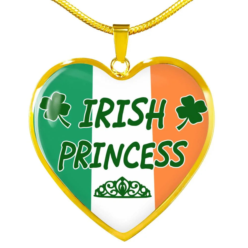 Stainless Steel or 18k Gold Heart Pendant Necklace I648