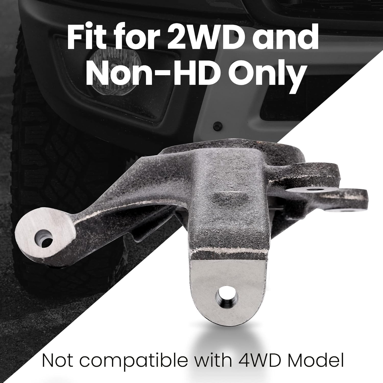 3 Front Spindle Lift Kit for Silverado 1500 1999-2006 2WD Non-HD A8492