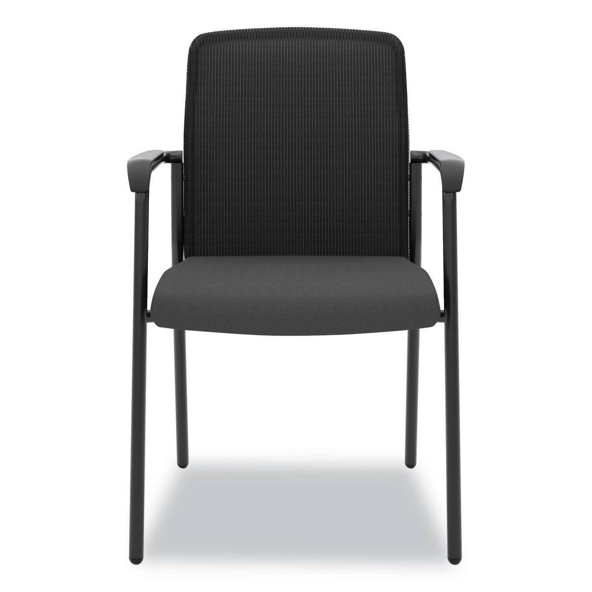 Black Mesh Back Multi-Purpose Chair with Arms H687