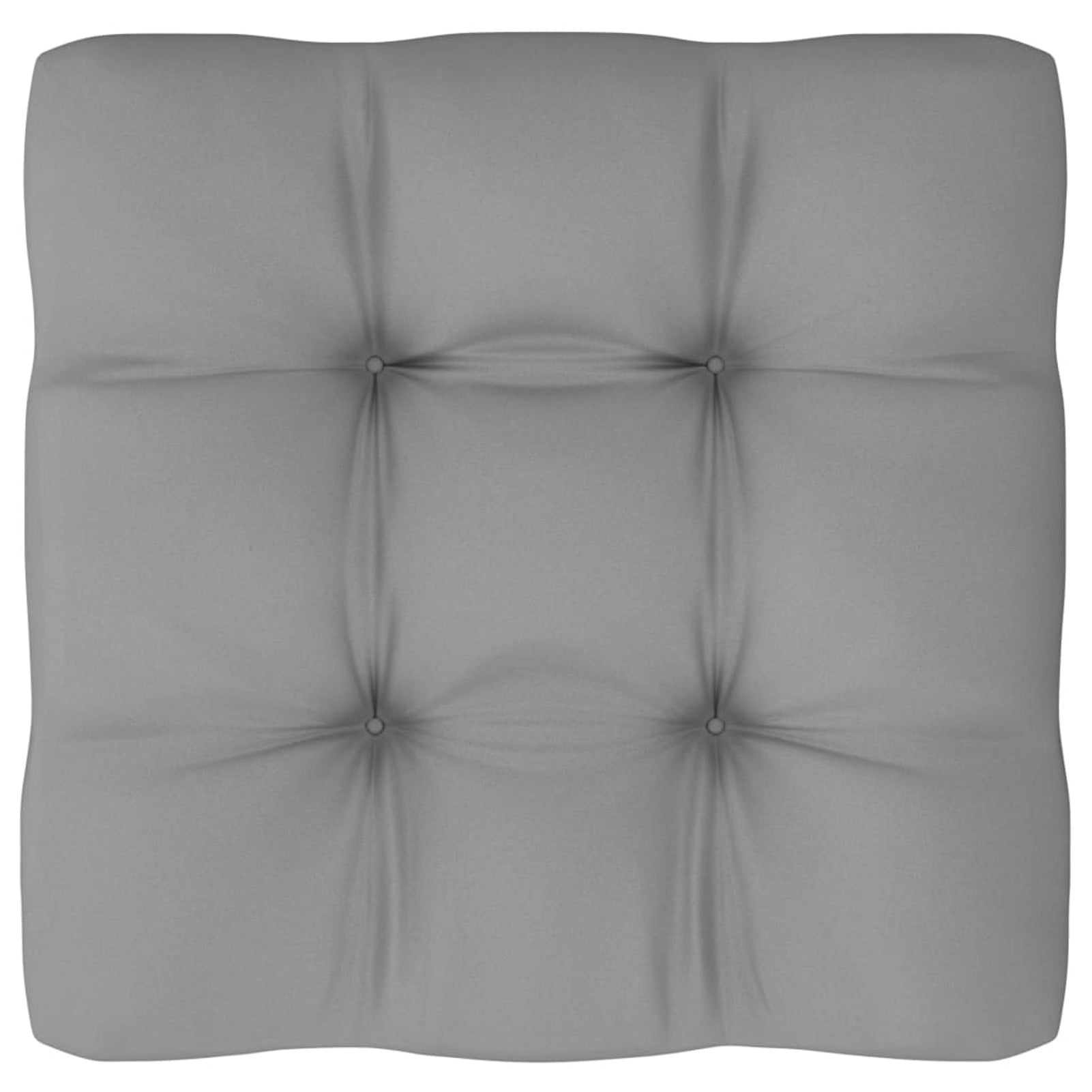 10 Piece Patio Lounge Set with Gray Cushion Pinewood Sectional Outdoor Furniture Set S65264
