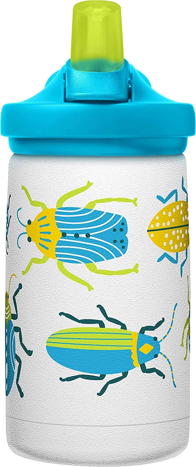 12 oz Insulated Stainless Steel Bottle with Straw Cap C246631
