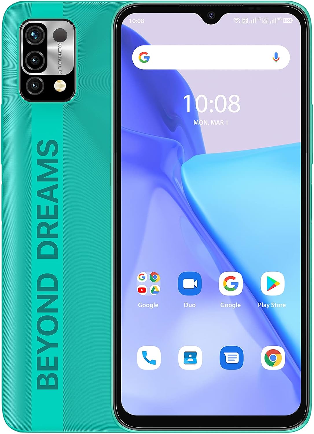 6150mAh Battery Unlocked Smartphone with 6.53" Full Screen Z894083