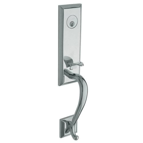 Satin Brass & Black Classic Lever Handleset V33095