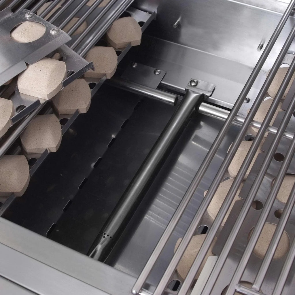 40-Inch 5-Burner Natural Gas Grill With Rear Infrared Burner & Grill Lights N709