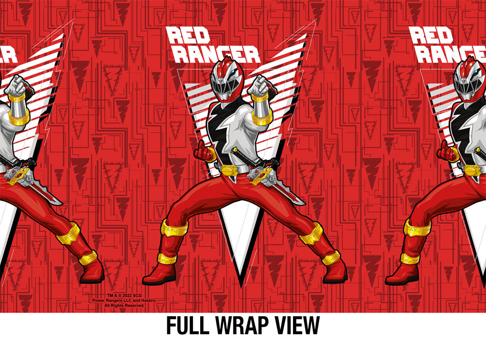 Red Ranger Character 18 oz Insulated Stainless Steel Water Bottle with 2-in-1 Loop Cap X7979