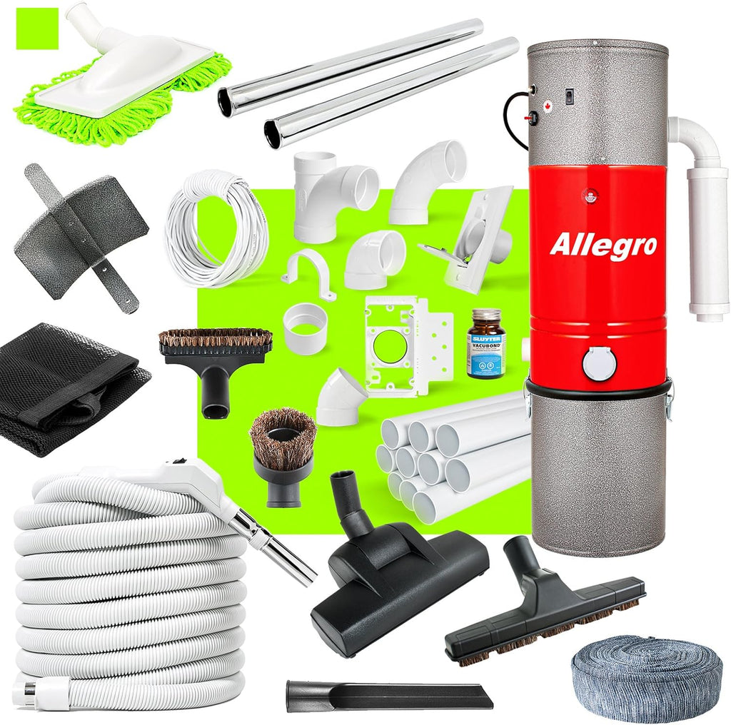 Central Vacuum Complete Air Package with 3 Inlet Kit Installation Kit P315