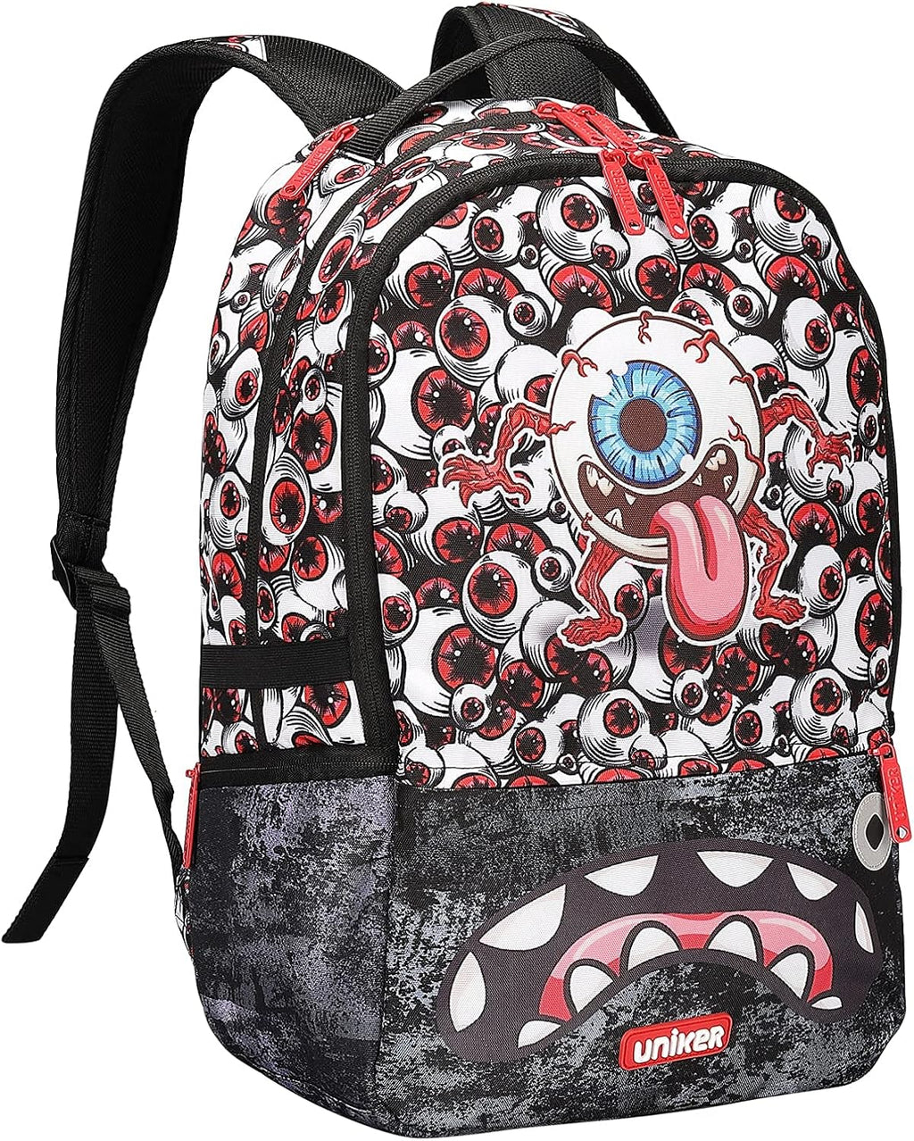 Graffiti Laptop Backpack with USB Port W5740