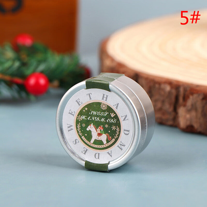 1:12 Dollhouse Miniature Christmas Cookies Biscuit Candy Gift Box Tin Box Model Toy J495
