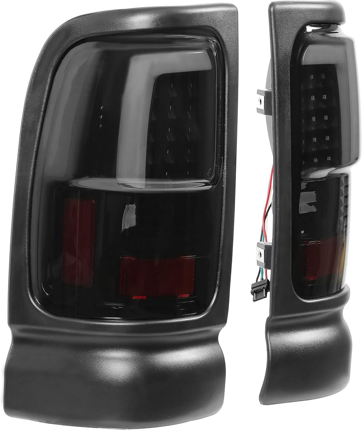 Black Smoke LED Tail Lights Brake Lamps for Dodge Ram 1500 2500 3500 P847436