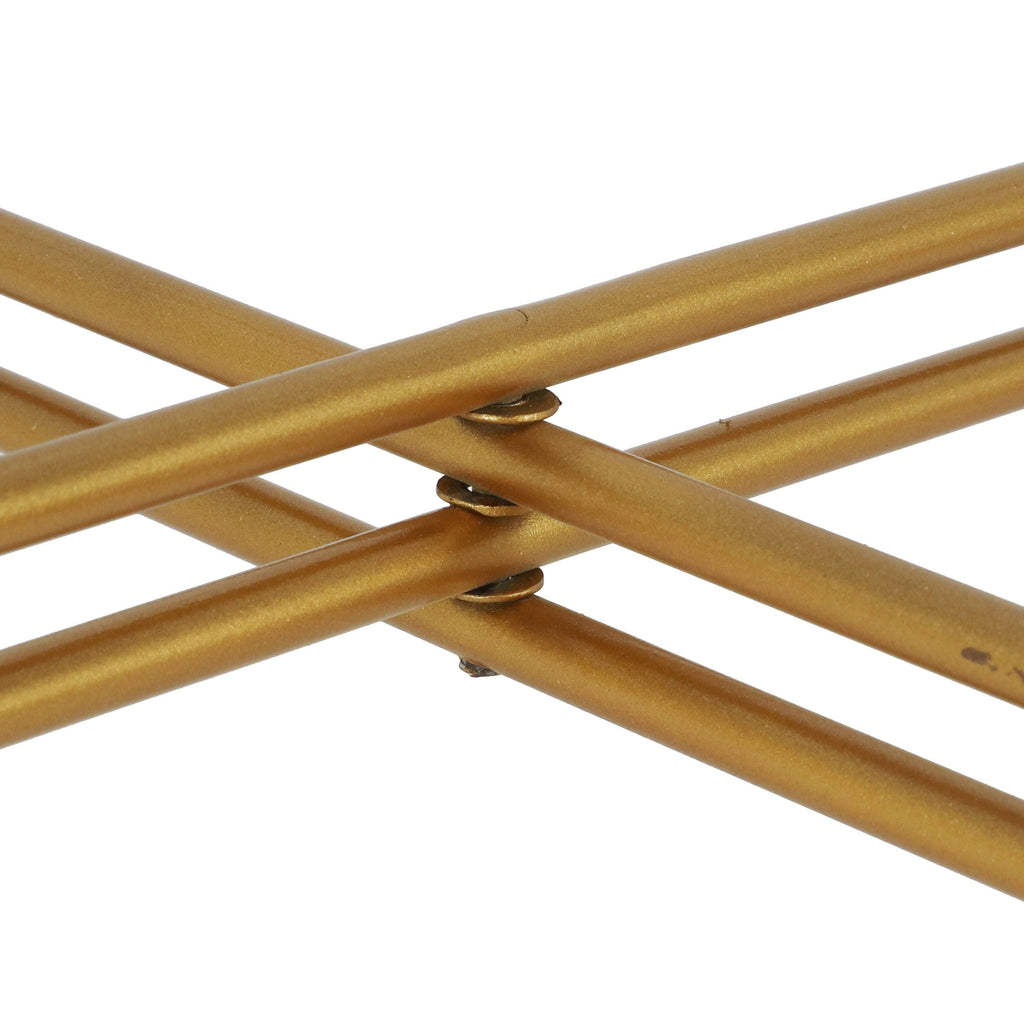 Gold Folding Accent Table V6356