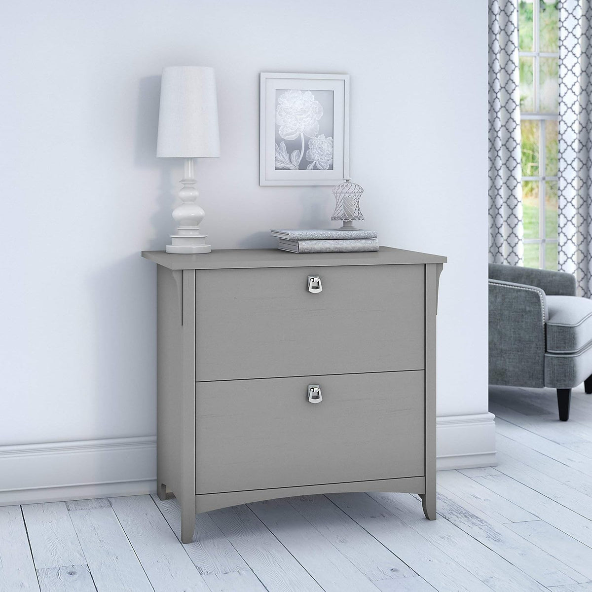 Cape Cod Gray Lateral File Cabinet K587162