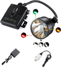 Rechargeable Waterproof Headlamp with 4 LEDs (White Red Green Amber) F857568
