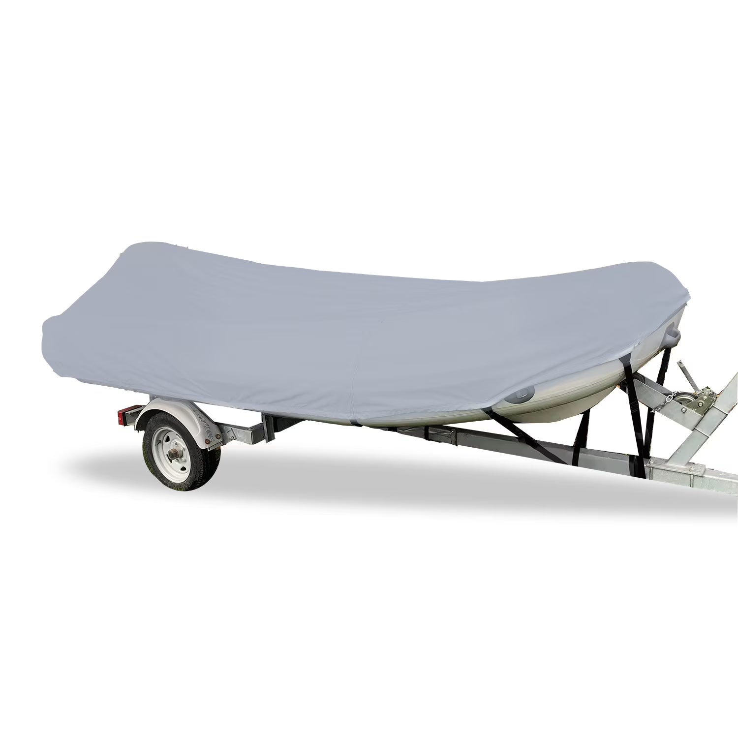 Grey Boat Cover for 12.5 Blunt Nose Inflatable Boats C9493