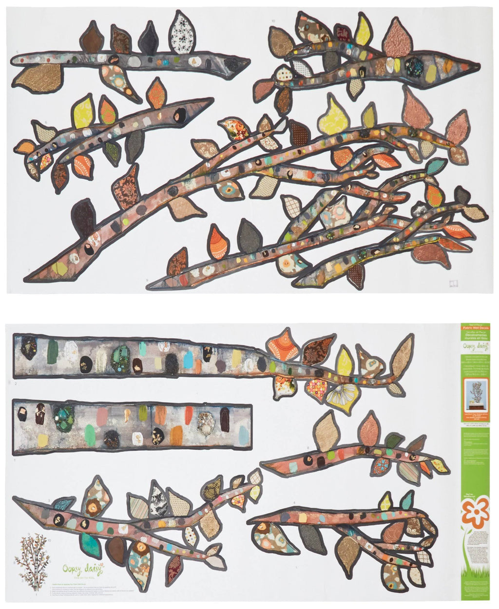 Lone Birch Tree Peel and Place Wall Decal Set H511519