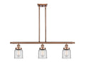 3 Light Island Light Antique Copper Finish K3479