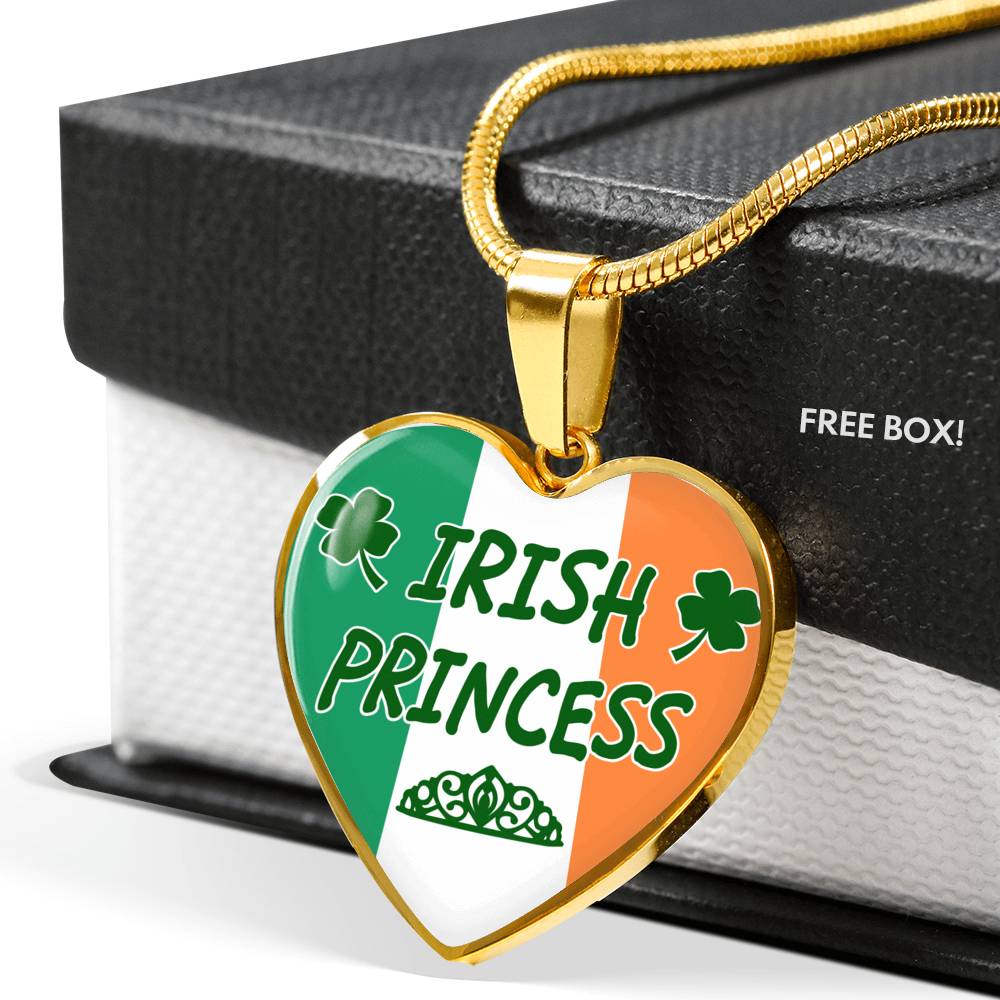 Stainless Steel or 18k Gold Heart Pendant Necklace I648