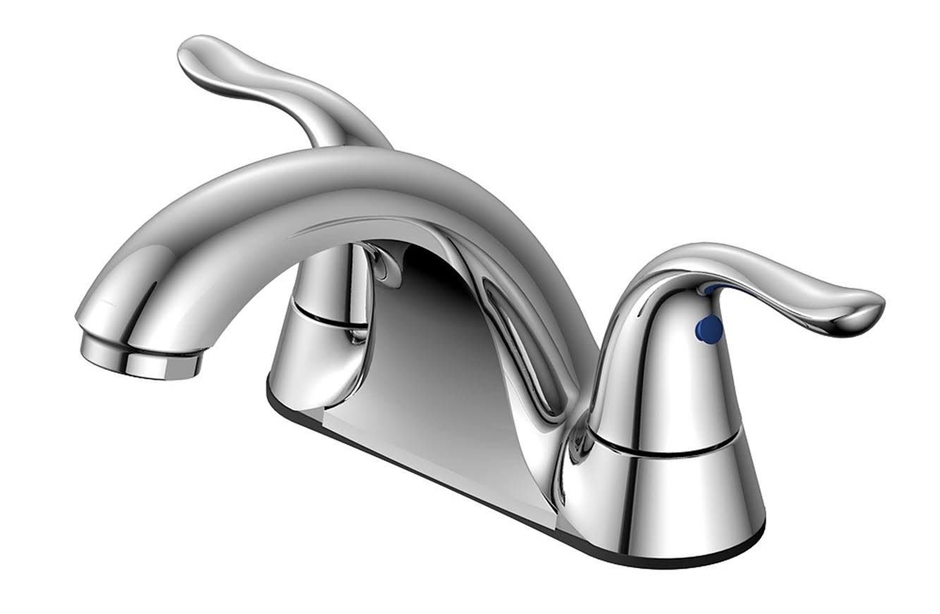 Polished Chrome Centerset Bathroom Faucet L91659