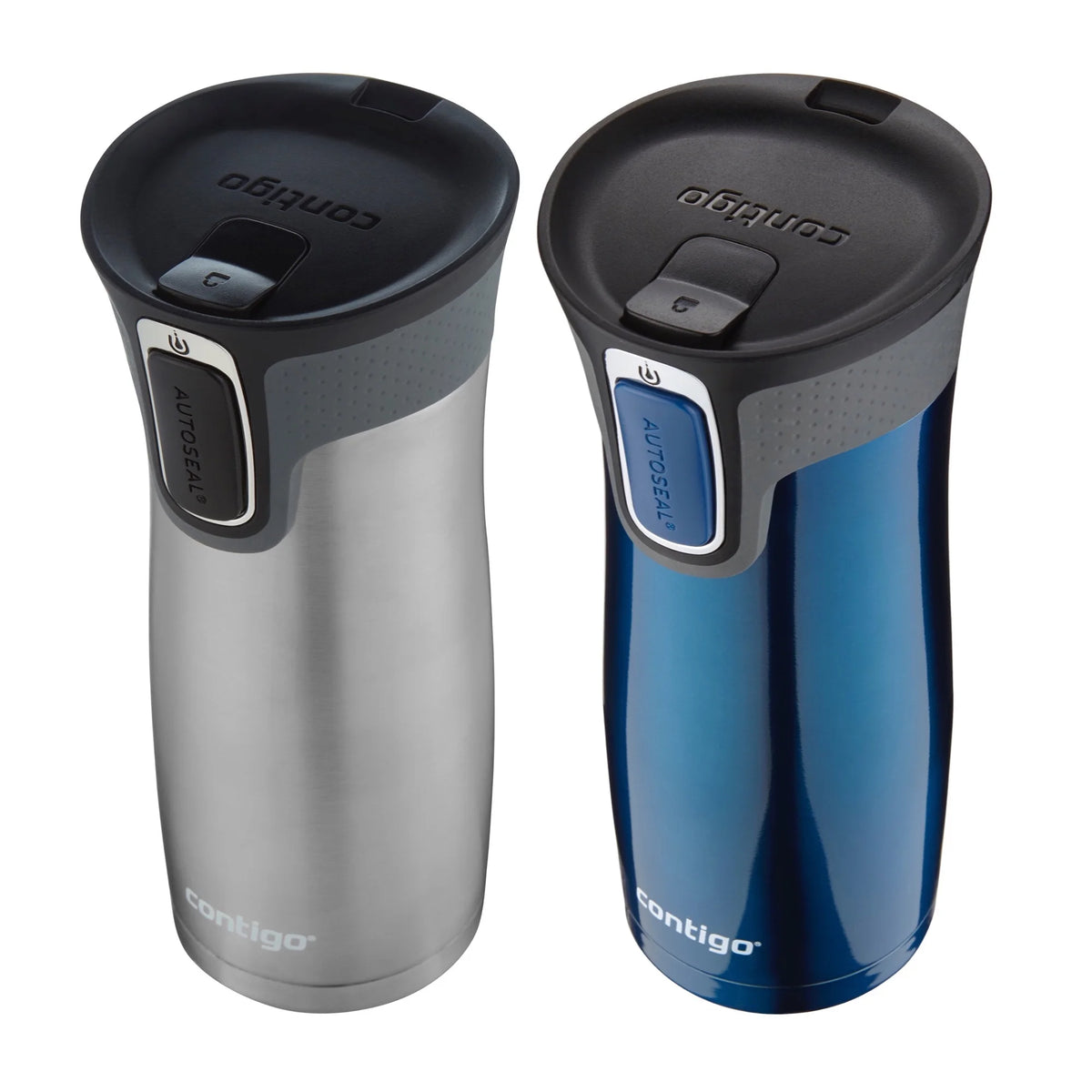 16 Oz Vacuum-insulated Stainless Steel Travel Mug, 2-Pack K2469