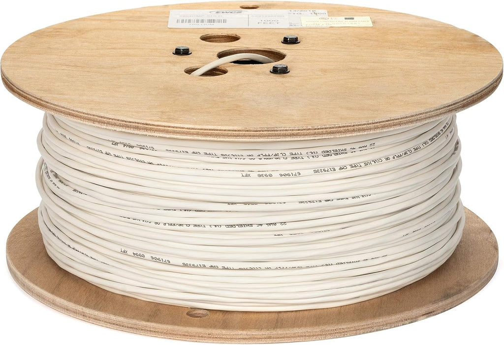 22 AWG 4/C Plenum Rated Shielded Sound & Security Cable - 1000 Feet A154