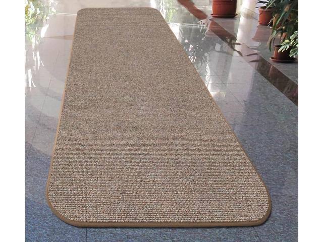 Pebble Beige Skid-Resistant Carpet Runner M4701