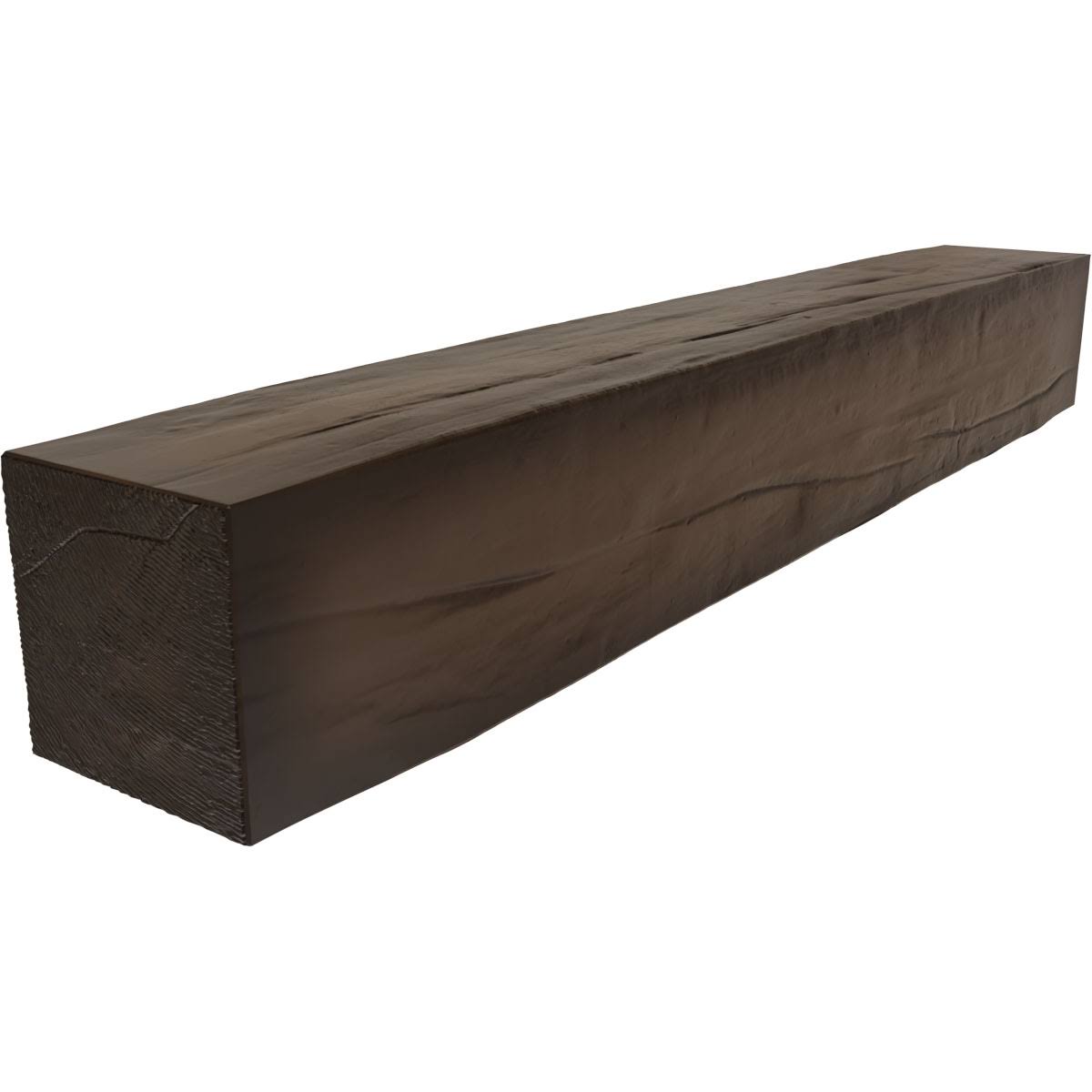 Natural Mahogany Faux Wood Fireplace Mantel A231744