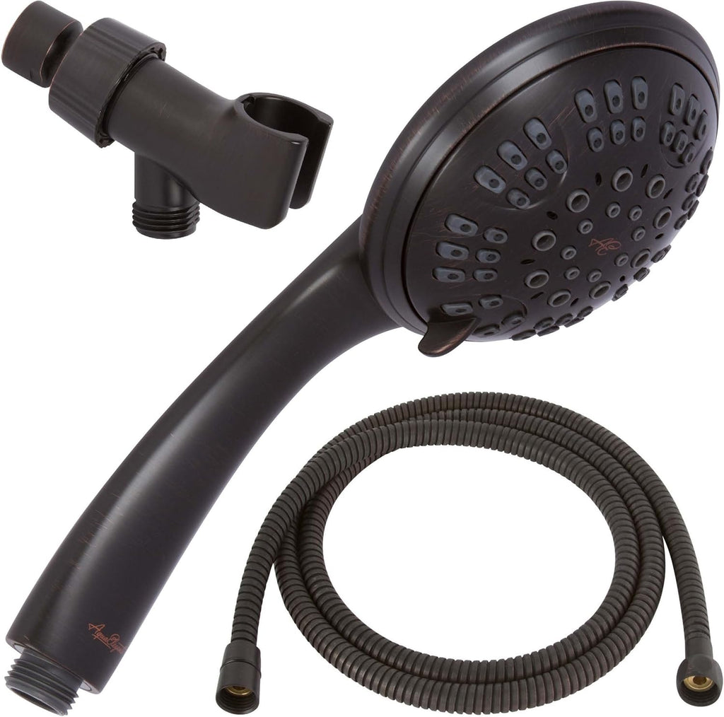Brushed Nickel Handheld Shower Head Kit, 6 Function, 1.8 GPM, Pack of 2 Y764