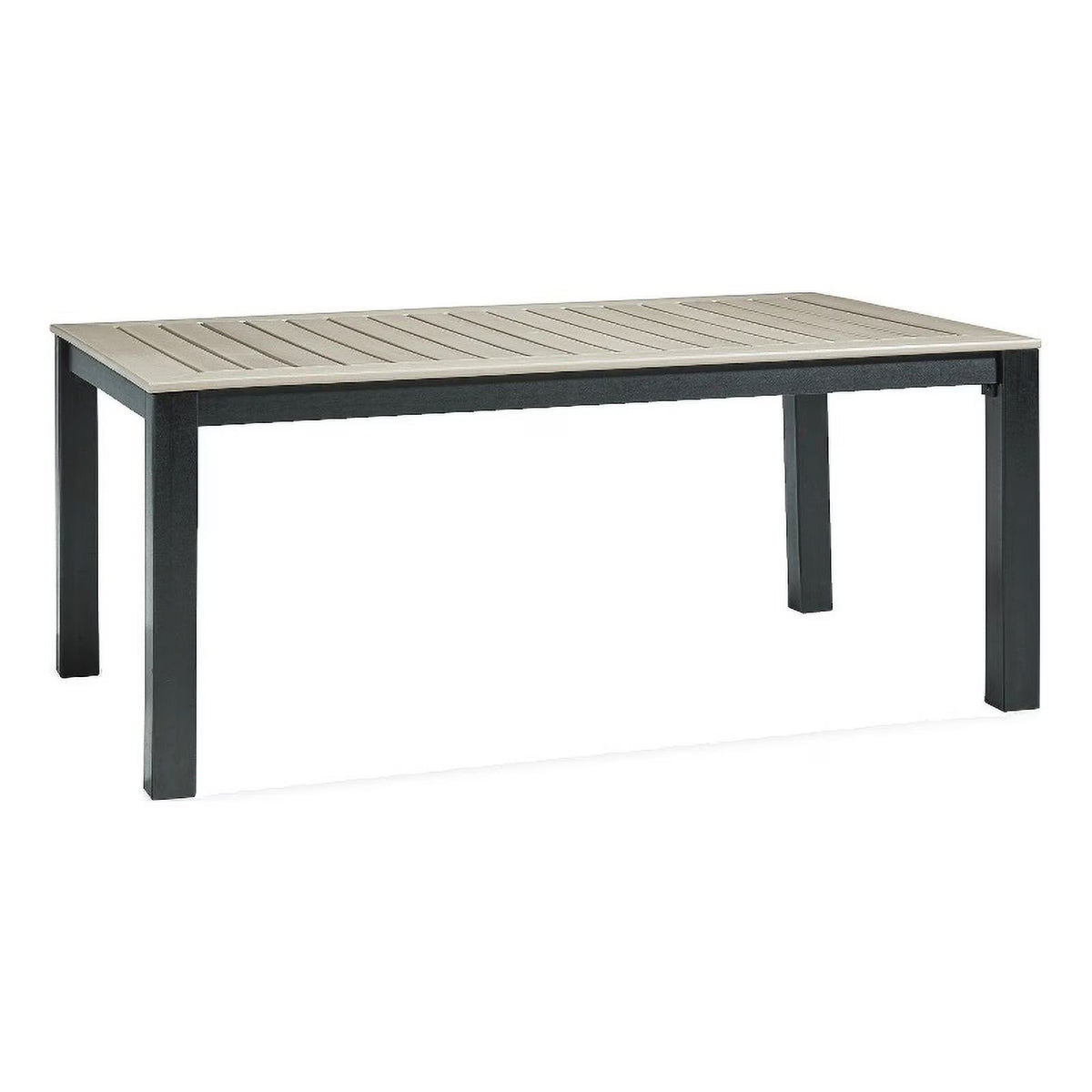 Black Plastic Outdoor Dining Table B8633