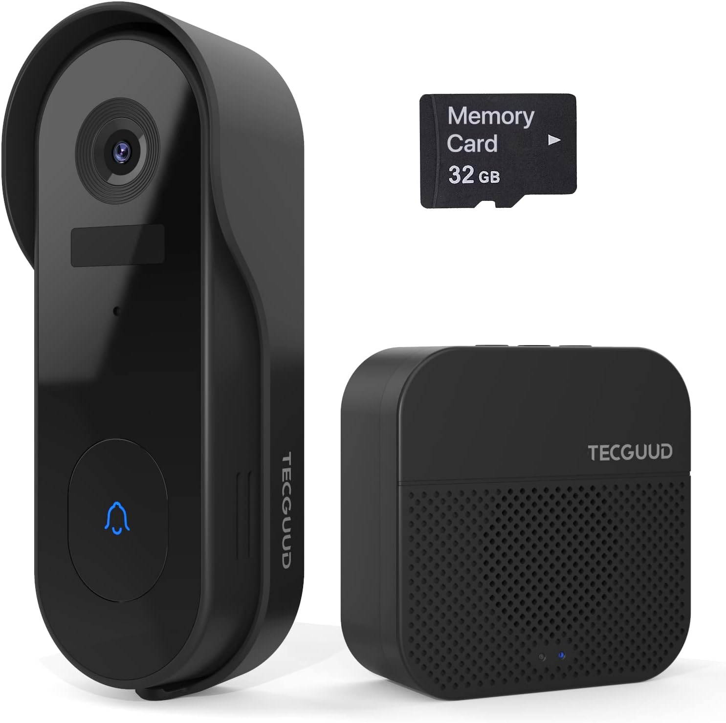 2 Pack Wireless WiFi Video Doorbell Camera with Chime Y281