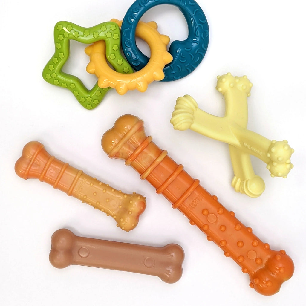 Bacon Teething Toy Rings for Dogs (1 Count) E508