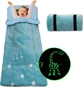 Glow in The Dark Kids Sleeping Bag with Nap Mat G3421