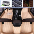 Black Beige Waterproof Anti-Skid Full Coverage Car Floor Mats Z636145