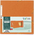 Pack of 10 Elastic Folders 3 Flaps Glossy Card 400 GSM A4 Orange H207724