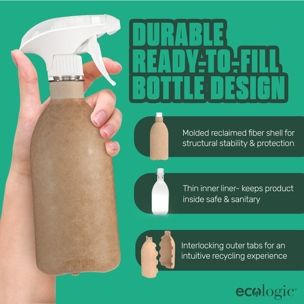6-Pack Reusable Cleaning Sprayer Bottles O222