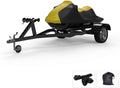 Yellow/Black All Weather Jet Ski Cover with Trailer Straps and Storage Bag P226