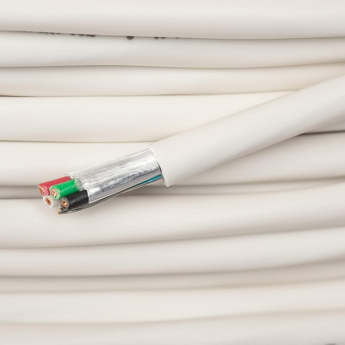 22 AWG 4/C Plenum Rated Shielded Sound & Security Cable - 1000 Feet A154
