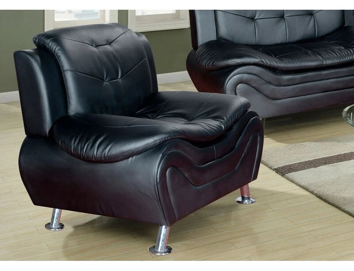 Black 3 Piece Living Room Set F77720