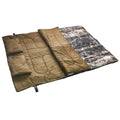 Double Sleeping Bag with Two Pillows, Lightweight & Waterproof, Includes Carrying Bag A399049