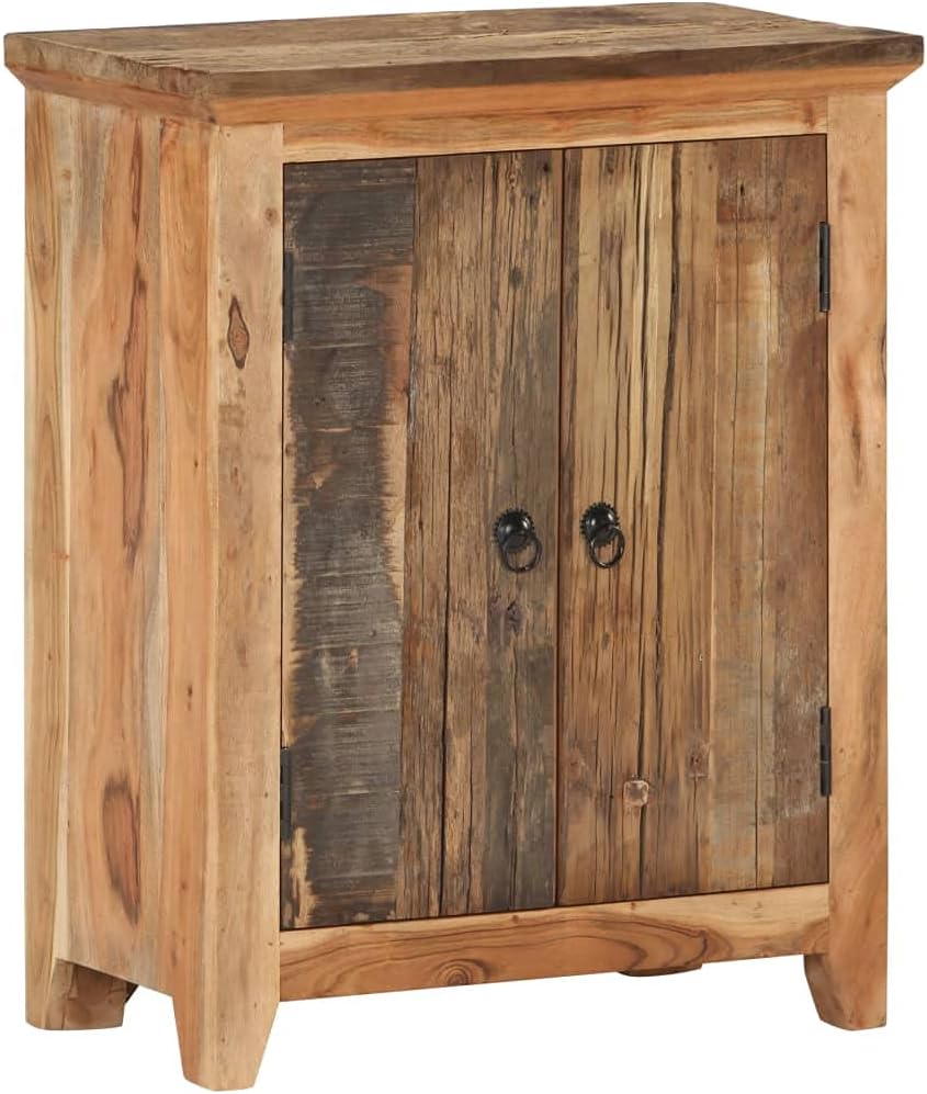 Solid Reclaimed Wood Sideboard with Drawer and Storage Cabinet A205282