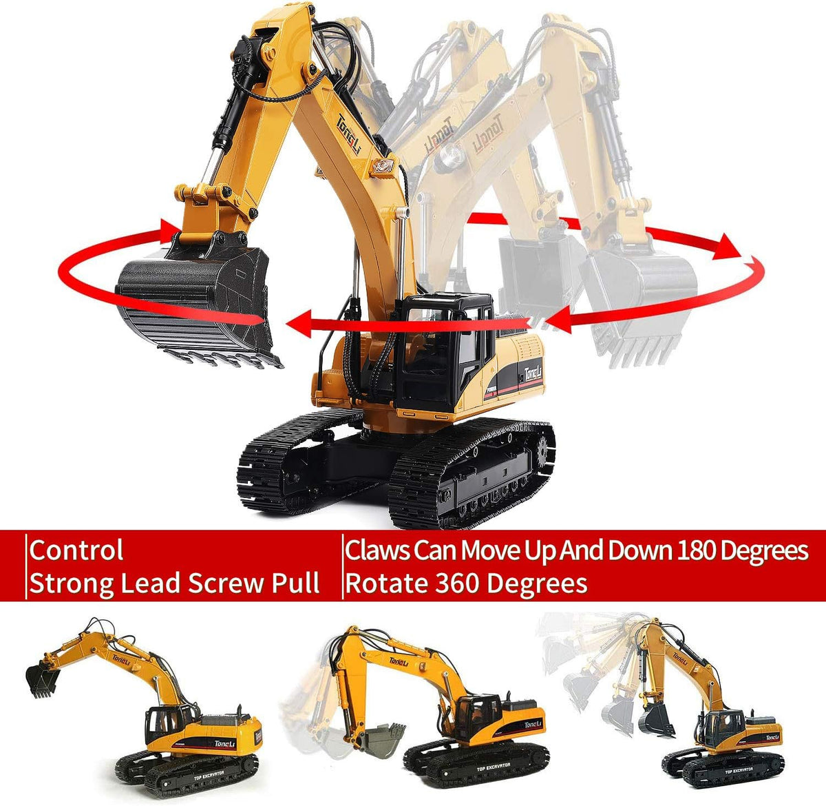Full Metal RC Excavator with 2 Batteries O209
