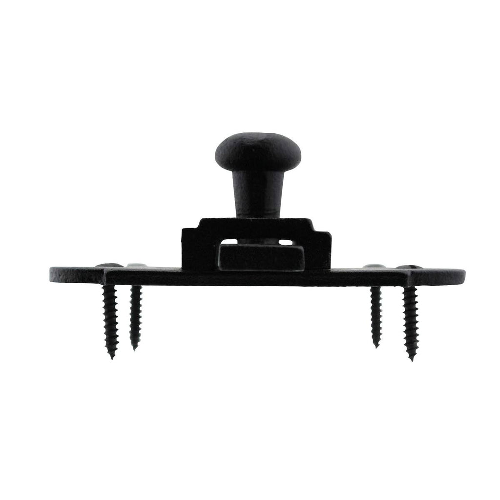 Black Iron Cabinet Latch 3 1/4 inch x 1 1/4 inch Pack of 8 K443