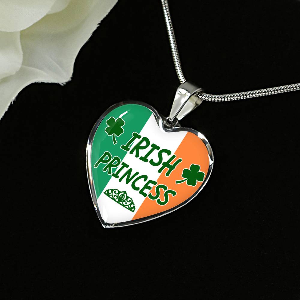 Stainless Steel or 18k Gold Heart Pendant Necklace I648