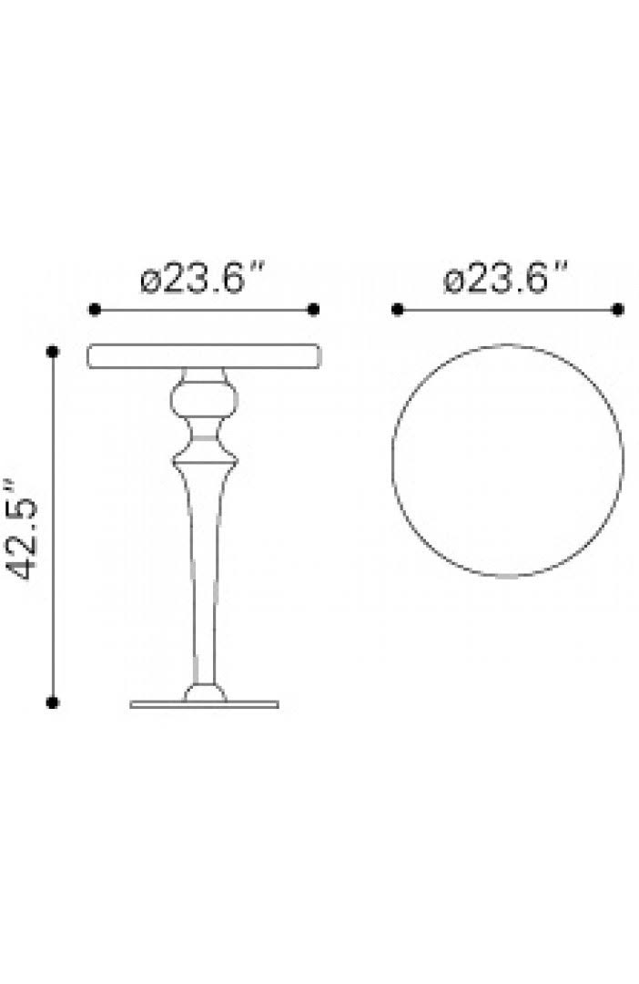 Stainless Steel Bar Table F490