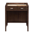Mid Century Acacia Makeup Countertop Unit P41421
