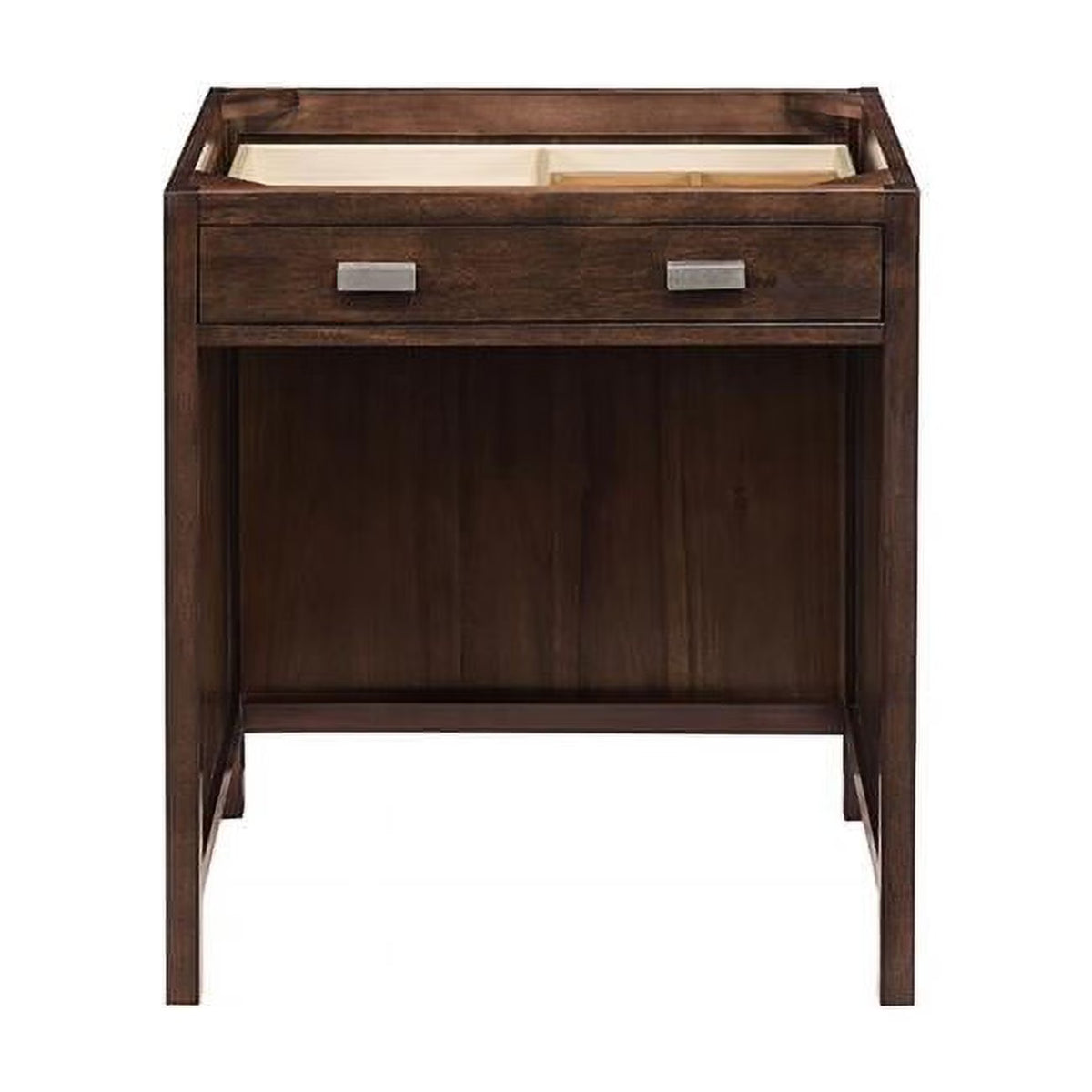 Mid Century Acacia Makeup Countertop Unit P41421