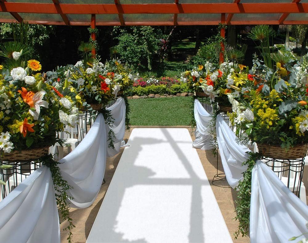 White Carpet Aisle Runner 4 Feet x 25 Feet V247